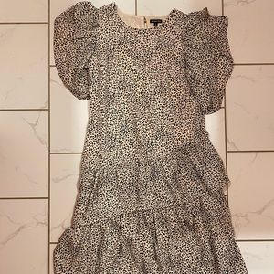 Cheetah Print Midi Dress